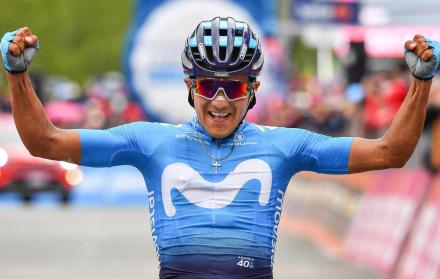 Carapaz dejará el Team Movistar a final de temporada.