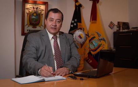 Abel Gómez, presidente de la Federación de Cooperativas de Transporte Público de Pasajeros.