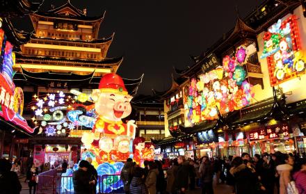 En China reciben el Año del Cerdo