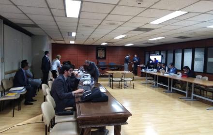 La audiencia de juzgamiento contra Raúl Carrión inició pasadas las 09:00 de este lunes.