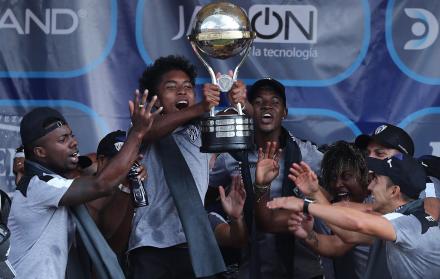 Independiente del Valle celebró en Quito tras ganar la Copa Sudamericana.