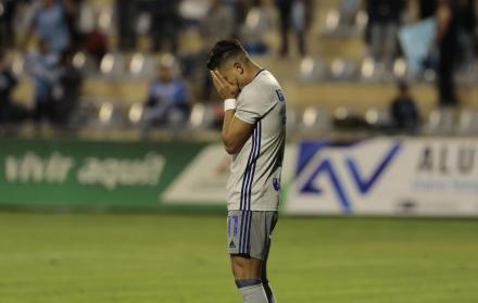 Impotencia. El atacante de Emelec, Joao Rojas, tuvo un par de ocasiones para anotar ante Macará, sin embargo no tuvo la precisión necesaria para marcar. El exjugador de Aucas solo tiene un gol en su cuenta personal en 2019.