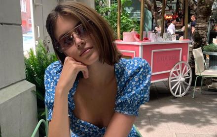 Corte dramático, así denominó su cambio de look la famosa modelo.