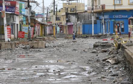 Regeneración. Más de un centenar de calles y vías de la cabecera cantonal se encuentran en proceso de regeneración urbana.