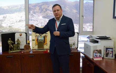 Juan Zapata es el director general del Servicio Integrado de Seguridad ECU 911. 