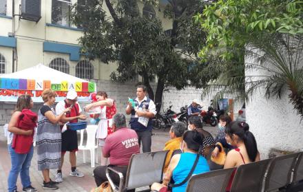 Hubo demostraciones de la forma correcta de lavar las manos.