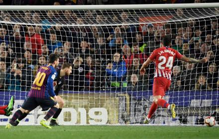 Lionel Messi marcó el segundo gol para los ‘blaugranas’.