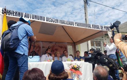 Este viernes, la alcaldesa Cynthia Viteri llegó a la zona para la presentación de los proyectos, a cargo de la Dirección de Acción Social y Educación.