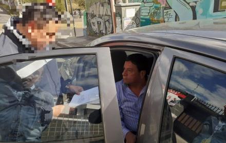 Gremios de taxistas aseguran que el dirigente gremial (foto) no organizó las protestas.