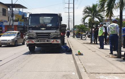 El suceso se registró en la calle Raúl Clemente Huerta, en el sur de Guayaquil.