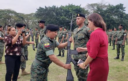 La leva 2.000 lleva tres meses de instrucción, en total deben cumplir un año de servicio.