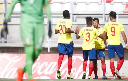 Los tricolores celebran su pase a la siguiente ronda del Sudamericano de la categoría.