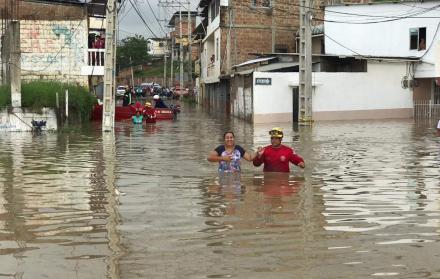 Invierno. En Manabí se registran 2.000 personas afectadas y más de 3.000 hectáreas destruidas por las lluvias. 
