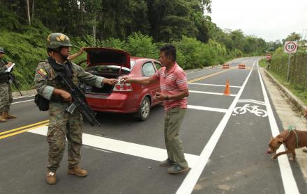 Miembros de las fuerzas armadas, en un operativo en 2018