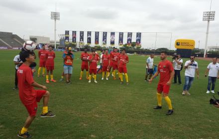 Clientes del Banco Pichincha disfrutaron del evento previo al partido de las estrellas de LigaPro.