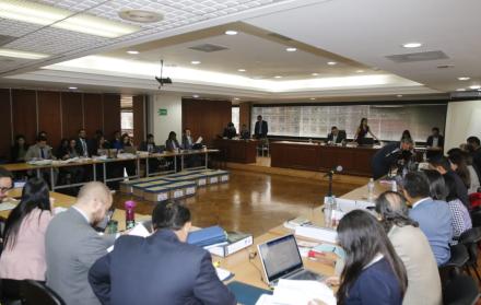 Tras la audiencia del lunes, la fiscal Diana Salazar presentó los elementos de convicción para pedir el juicio de los 15 sospechosos. 