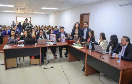 Audiencia preparatoria en contra de Carrillo en el caso de Juliana Campoverde