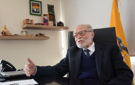 Julio César Trujillo presidente del Consejo de Participación Ciudadana transitorio.