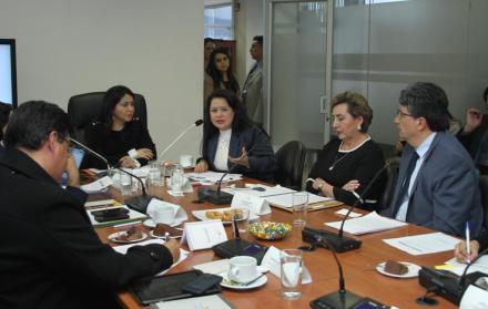 María del Carmen Maldonado, presidenta de la Judicatura, compareció esta tarde ante la Comisión de Justicia de la Asamblea Nacional.