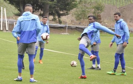 Entrenamiento de los jugadores de Macará.