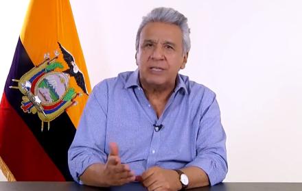 Mensaje del presidente Lenín Moreno en cadena Nacional.