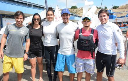 Veleristas ecuatorianos se preparan para los Juegos Panamericanos 2019.