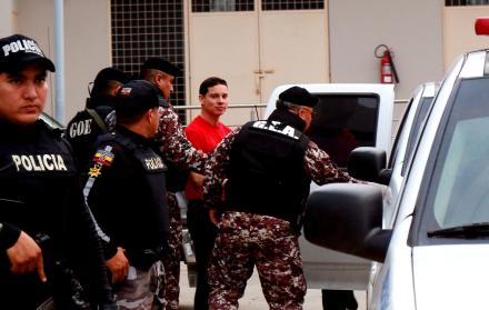 Referencial. Imágenes del exministro Iván Espinel luego de ser sentenciado por lavado de activos en mayo de 2019.