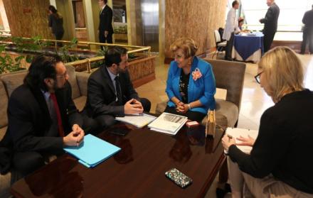 La presidenta de la CIDH asistió al evento.