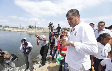 Imagen referencial. Expresidente Rafael Correa.