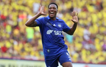 Angulo anotó el 0-2 para Emelec en el compromiso.