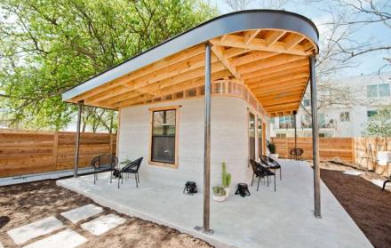 Prototipo de viviendas impresas en 3D en Austin, Texas. 