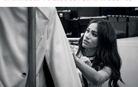 Meghan Markle, durante su trabajo para ‘Vogue’.