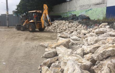 Zona en la que se realizarán los trabajos.
