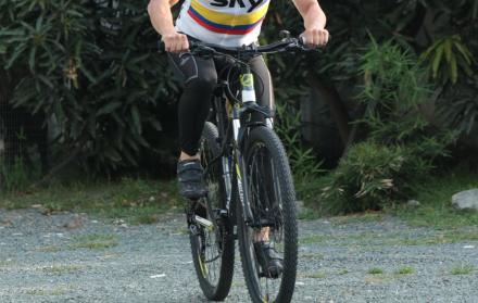 Ricardo practica ciclismo de montaña desde hace cinco años.