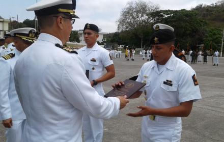 Ceremonia de aniversario del Cuerpo de Infantería de Marina. 