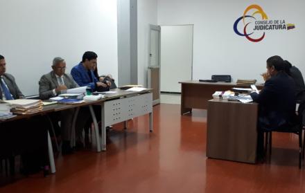 La diligencia fue declarada fallida ante el nuevo incidente legal.