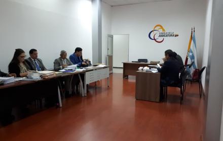 Diligencia. La última convocatoria, del 24 de septiembre, se declaró fallida por demanda de recusación.