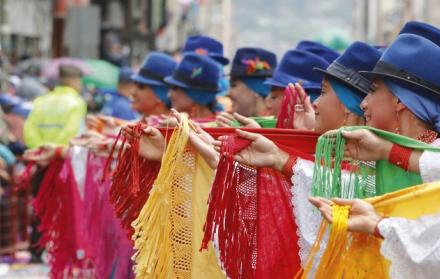 Una actividad cultural en la ciudad de Ambato.