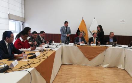 Sesión de la Comisión de Régimen Económico.