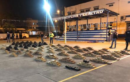 El alcaloide decomisado en los controles está valorado en $ 19’387.038 en el mercado internacional. 