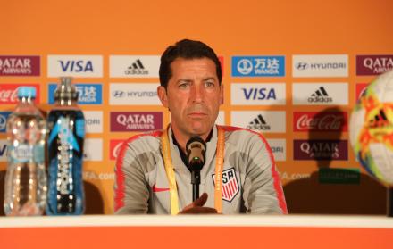 Tab Ramos, entrenador de la selección de Estados Unidos sub-20.