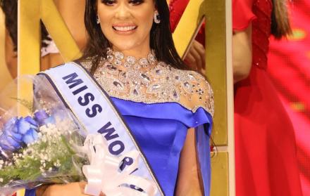María Auxiliadora Idrovo se llevó la corona, la noche del sábado 27 de abril.