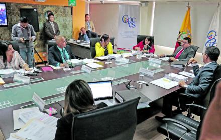 A diferencia de las primeras sesiones, en las últimas reuniones del Consejo de Participación Ciudadana ya no se ha permitido el ingreso de las barras que, con sus gritos, hacían todavía más caóticos los encuentros de los siete integrantes de este organism