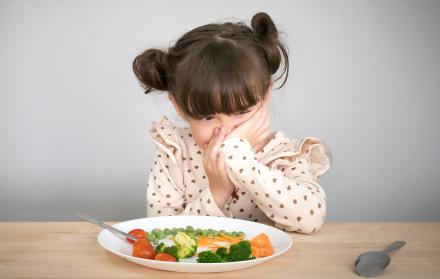 Imagen referencial. Niños no quieren comer vegetales.