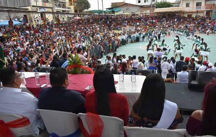 En la ceremonia, que tuvo más 1.000 asistentes, se expusieron los proyectos y futuras obras que impulsa el Municipio de Guayaquil a favor de la isla.