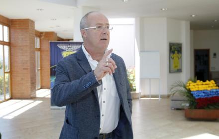 Jorge Célico es el director técnico de la selección nacional sub-20 y jefe de las divisiones formativas de la Federación Ecuatoriana de Fútbol. 