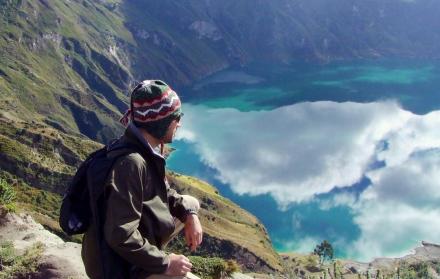 Referencial. Ecuador recibe a turistas extranjeros en la temporada de montañas.