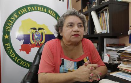 Carmen Avilés es Presidenta de la Fundación Símbolos Patrios desde el 2016.