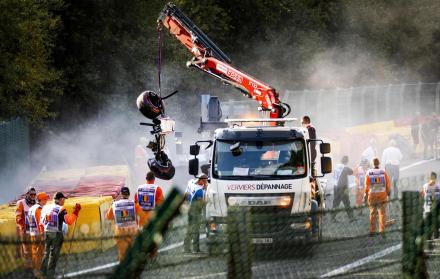 Correa sufrió un fuerte accidente durante una carrera de Fórmula 2 en el circuito de Spa Francorchamps, el pasado 31 de agosto.