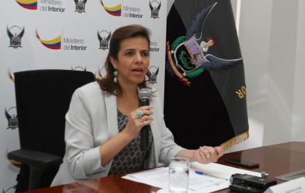 María Paula Romo habló sobre la detención de Ramiro González, el pasado 10 de abril de 2019. 
